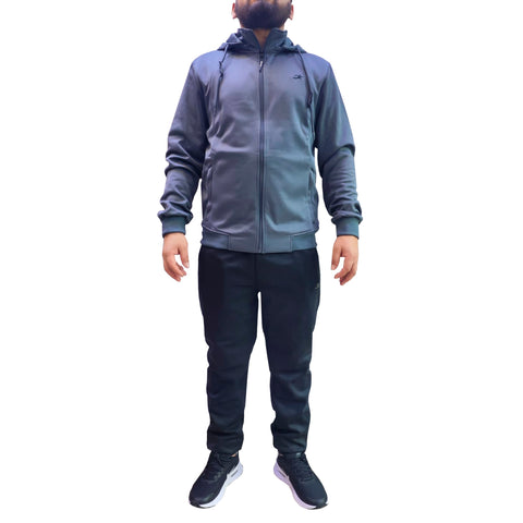 Conjunto de Buzo I-Run Gris/Negro | Ms-5057