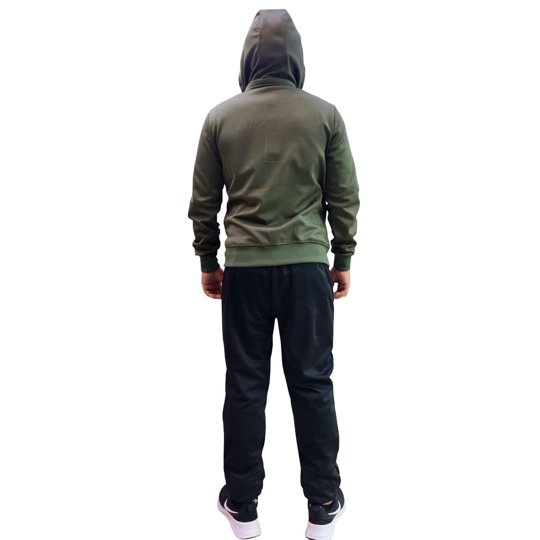 Conjunto de Buzo I-Run Verde/Negro | Ms-5057