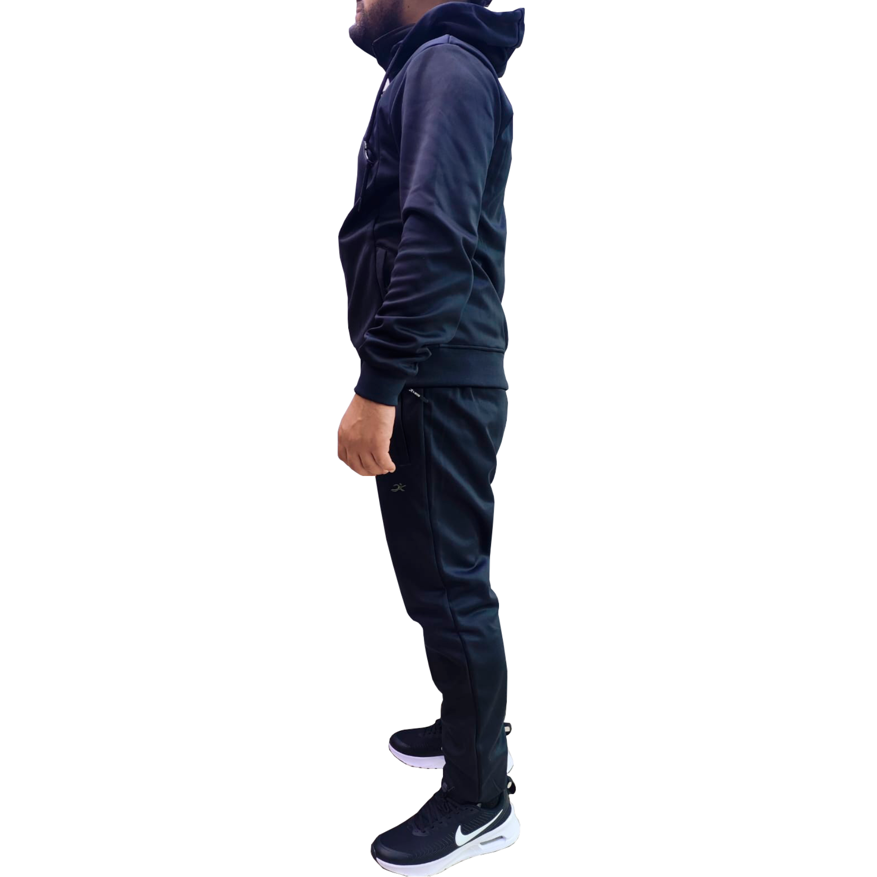 Conjunto de Buzo I-Run Negro| Ms-5057