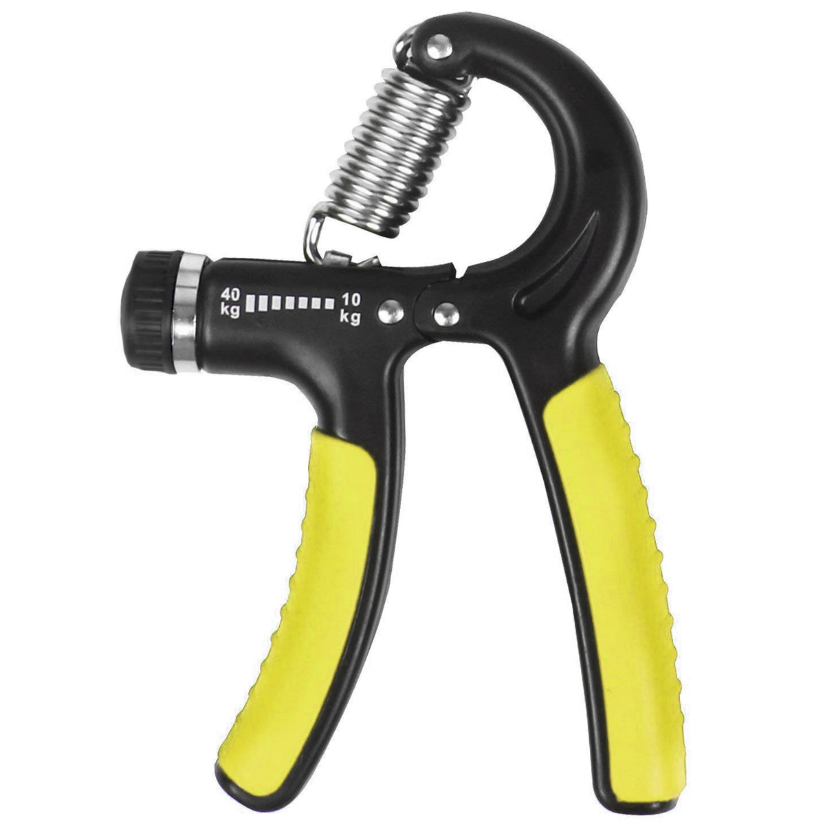 Hand Grip Profesional 10Kg - 40kg Regulable - Negro/Amarillo