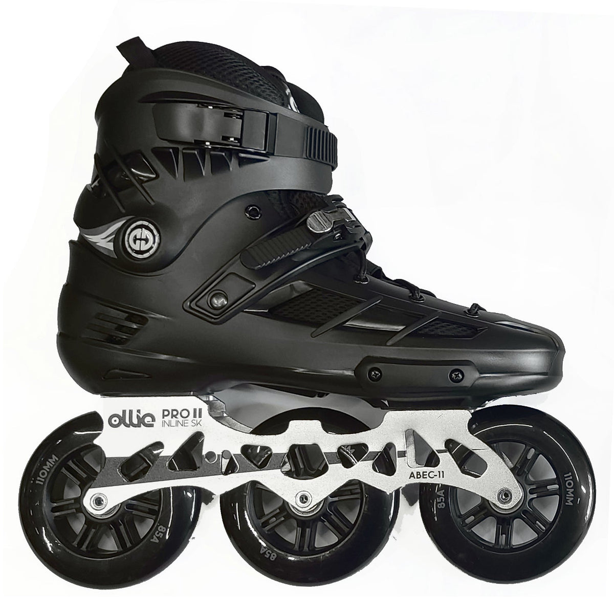 Patines Lineales 3 Ruedas Ollie - Negro | YS-R2-B