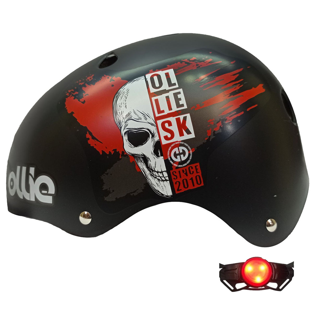 Casco Ollie Skull - Negro | 20278M-D