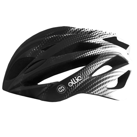 Casco Para Ciclista Ollie Storm - Negro / Blanco | K24-M