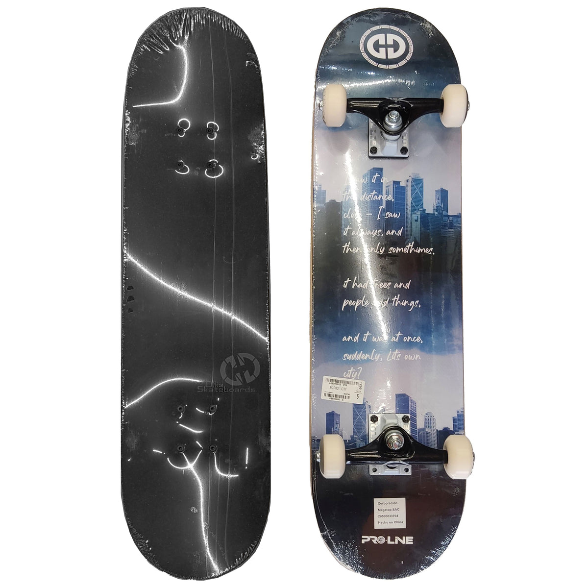 Skateboard Ollie Profesional - City | 20270C