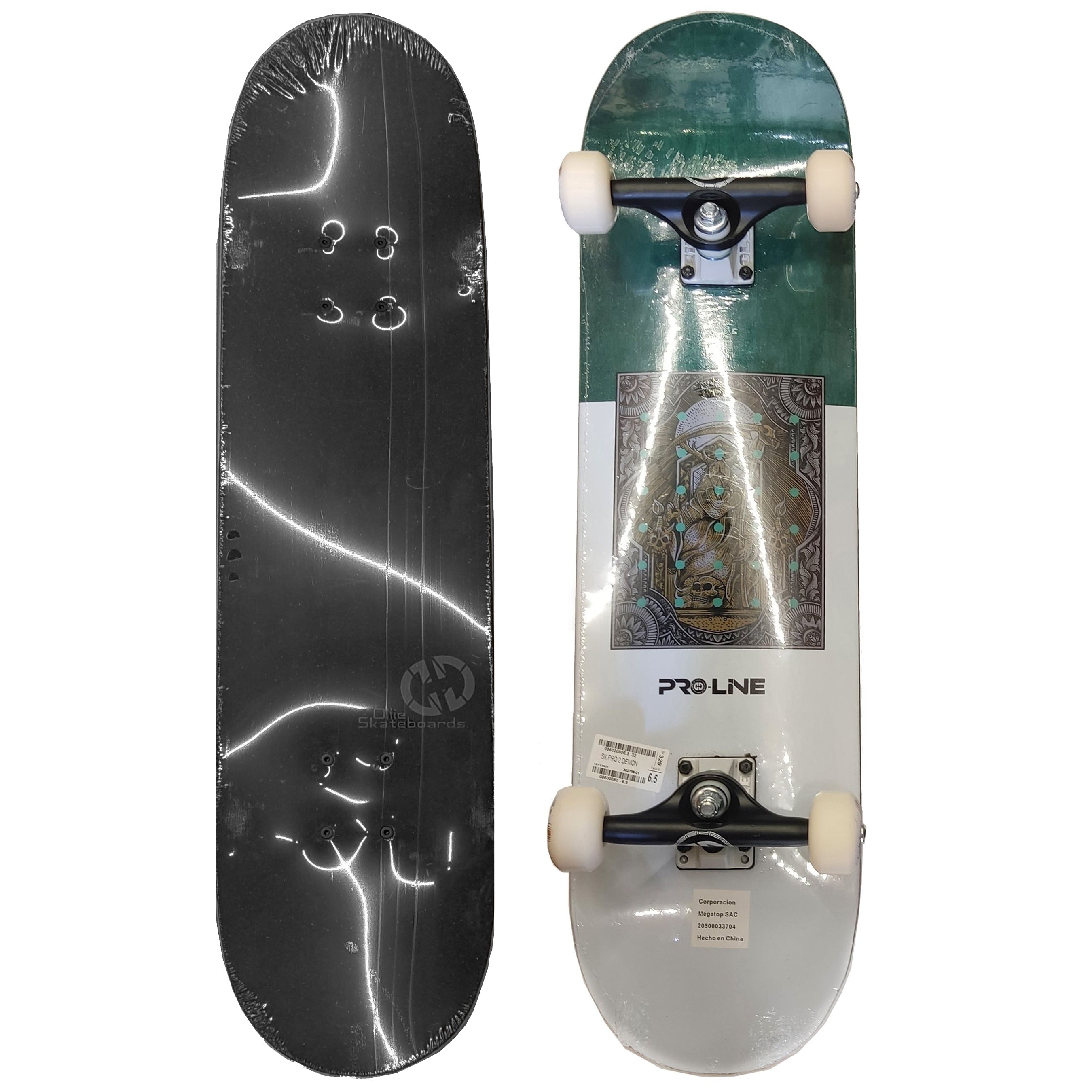 Skateboard Ollie Profesional - Demon | 20270B-21