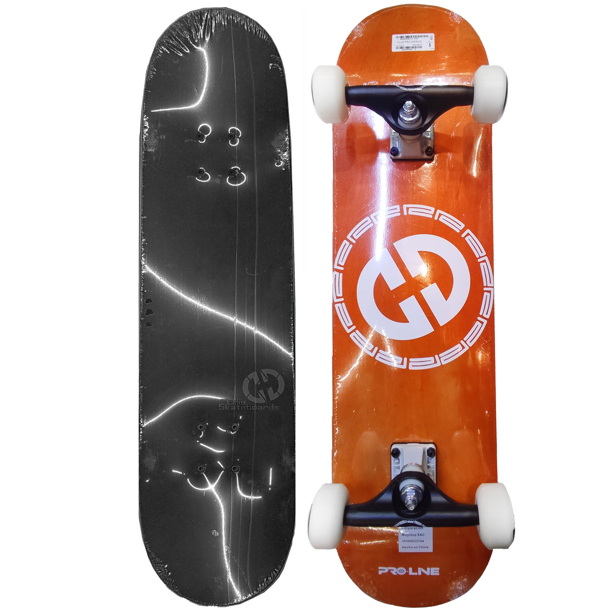 Skateboard Ollie Profesional - Naranja | 20270A-21