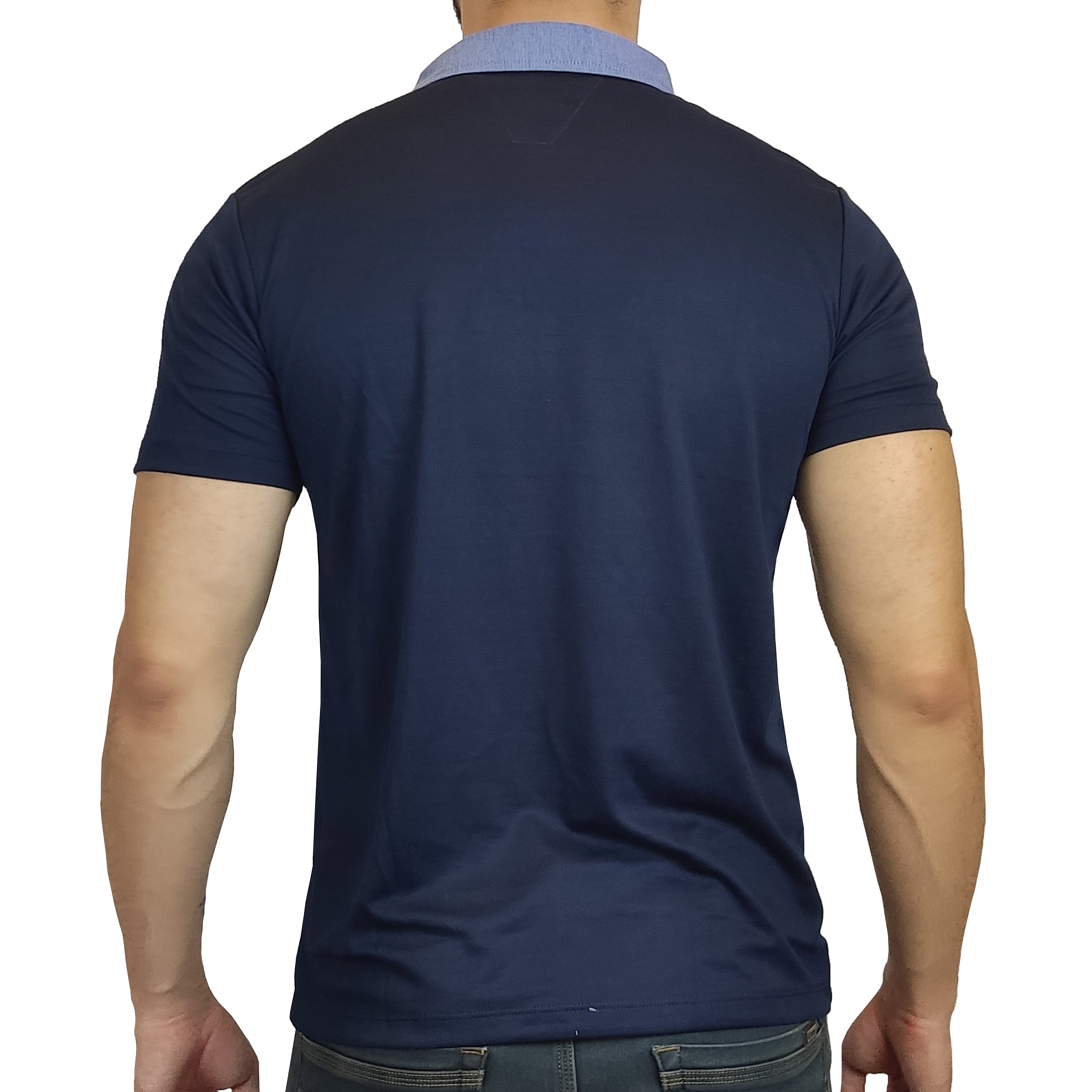 Polo Manga Corta Anonymous Hombre Classic - Azul