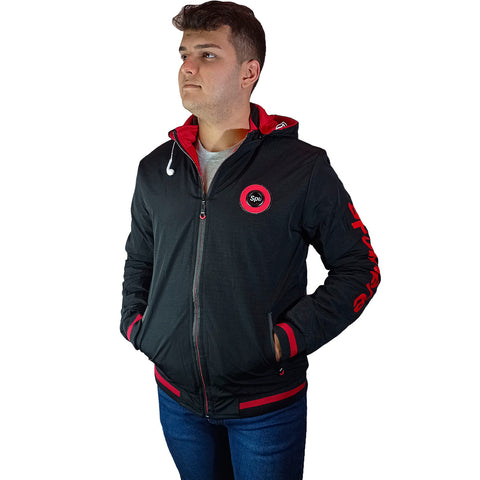 Casaca Supreme LGGDSS Negro Rojo – Boutique Boys - Main Image