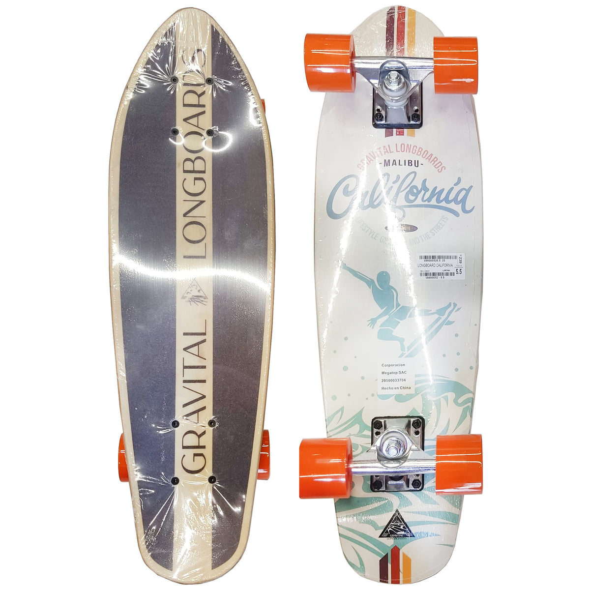 Skateboard Mini Longboard Gravital - California | L2675A